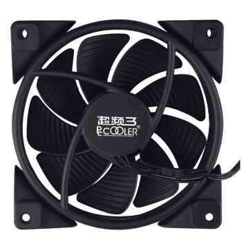 粉丝价： PCCOOLER 超频三 皓月 12CM红光 机箱风扇 图3