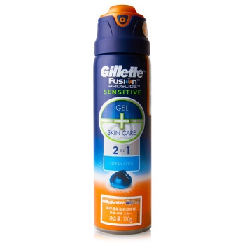 Gillette 吉列 锋隐致顺 剃须啫喱 海洋清新型 170g 图1