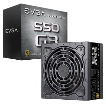 EVGA 550 G3 额定550W 全模组 电源（80PLUS金牌） 图1