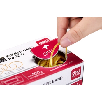 凑单品： deli 得力 3217 弹力橡皮筋 100g 图5