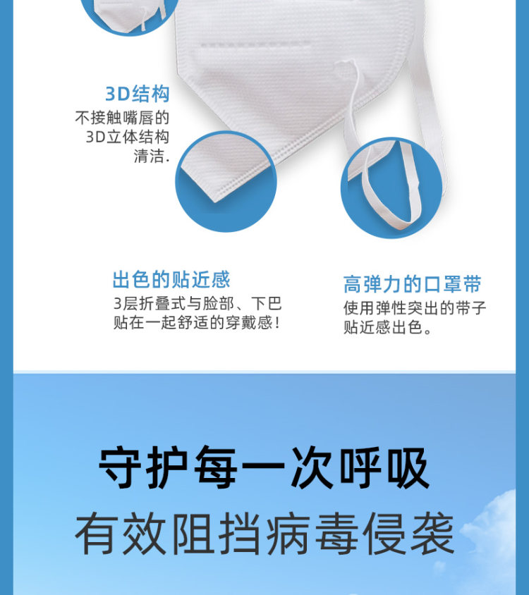 KOSKATIA 一次性kn95口罩 50只 图7