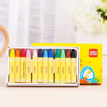 凑单品： deli 得力 72079 儿童蜡笔 12色 图4