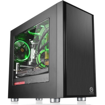 15日0点： Thermaltake 曜越 启航者F1 MATX机箱 黑色 图1