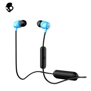 限地区： SKullcandy 骷髅头 JIB Wireless 入耳式运动蓝牙耳机 蓝色 图1