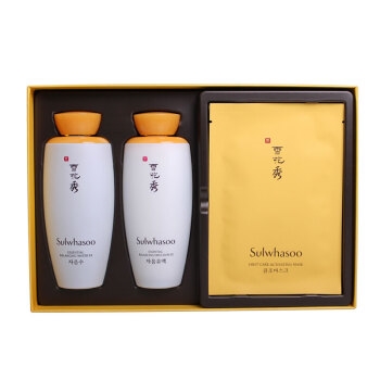 Sulwhasoo 雪花秀 滋盈肌本护肤礼盒（水125ml+乳125ml+5件套)+赠 润燥精华15ml*4+面霜ml*2 图4