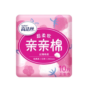 kotex 高洁丝 卫生巾组合 98片（ 240mm*70p+280mm*16p+420mm*12p） *3件 图2