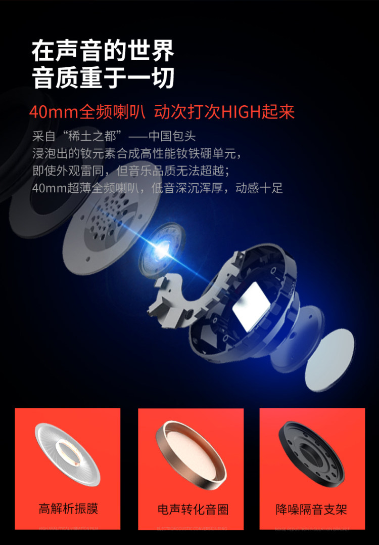 首望 头戴式无线蓝牙耳机 图4