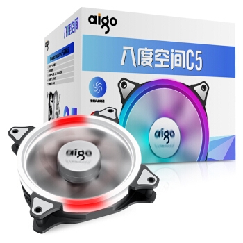 aigo 爱国者 八度空间 C5套装 RGB机箱散热风扇 图3