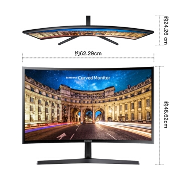 16日0点、616预告： SAMSUNG 三星 C27F396FHC 27英寸 曲面显示器 (1920*1080、1800R) 图2