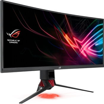18日0点、618预告： ASUS 华硕 ROG Strix XG35VQ 35英寸 VA曲面电竞显示器（3440×1440、100Hz、FreeSync） 图2