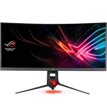 18日0点、618预告： ASUS 华硕 ROG Strix XG35VQ 35英寸 VA曲面电竞显示器（3440×1440、100Hz、FreeSync） 图1