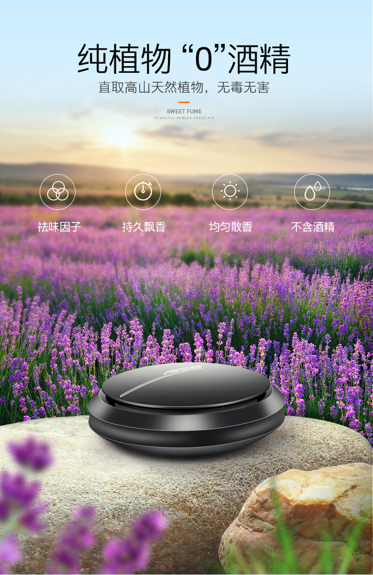 汽车香水座摆件 送4片香薰够用一年 图4