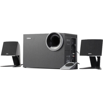 18日0点、618预告： EDIFIER 漫步者 R201T 2.1声道多媒体音箱 (北美款) 图2