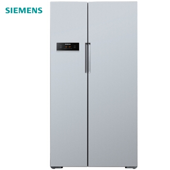 18日0点、618预告： SIEMENS 西门子 BCD-610W(KA92NV60TI) 对开门冰箱 610L 图1