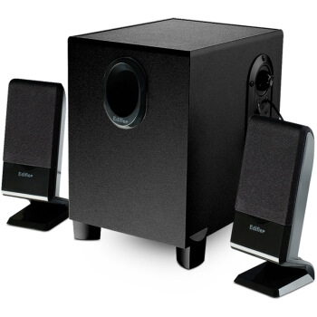 18日0点、618预告： EDIFIER 漫步者 R101V 2.1声道多媒体音箱 标准版 图1