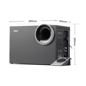 18日0点、618预告： EDIFIER 漫步者 R201T 2.1声道多媒体音箱 (北美款) 图3
