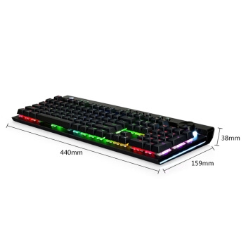 AJAZZ 黑爵 AK45 光魔 RGB机械键盘 红轴 图3