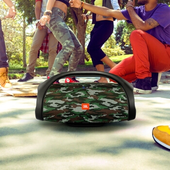 JBL Boombox 音乐战神 便携式蓝牙音箱 迷彩定制版 图2