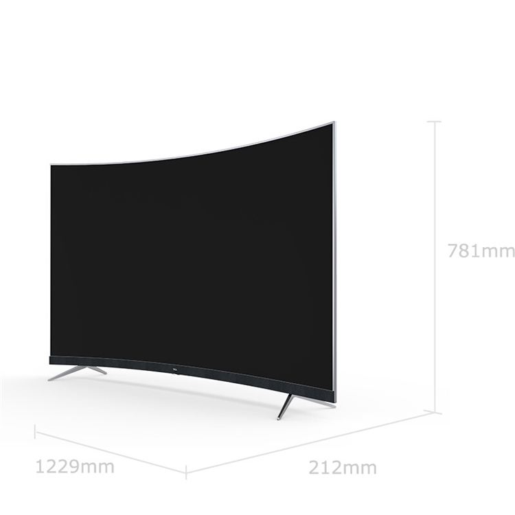 18日0点、618预告： TCL 55T3 55英寸 4K 曲面液晶电视 图5