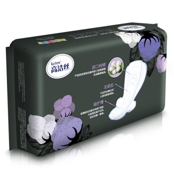 kotex 高洁丝 臻选系列 极薄纯棉卫生巾 350mm 4片装 *16件 图4