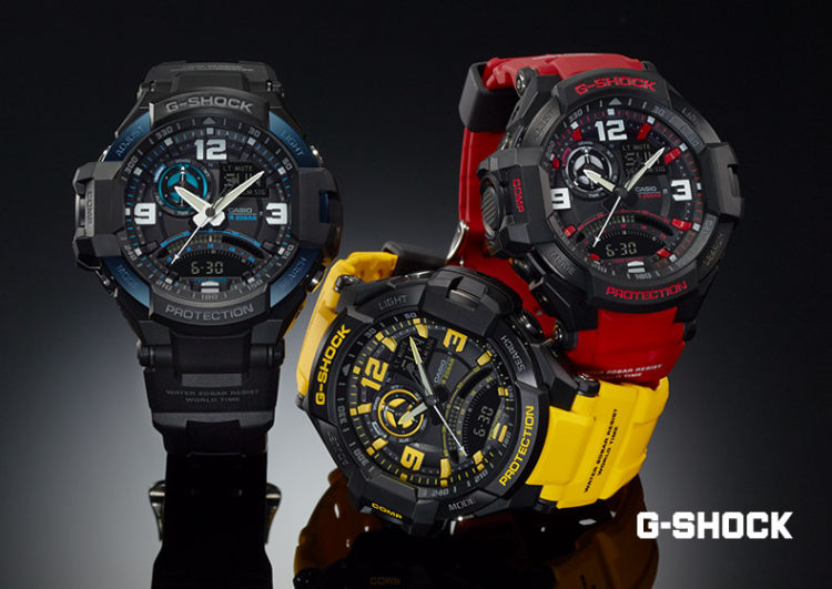 CASIO 卡西欧 G-SHOCK航空系列 防水罗盘温度运动双显手表 图2
