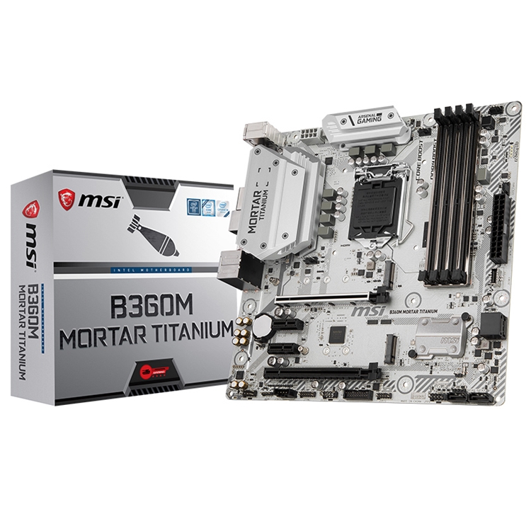 18日0点、618预告： MSI 微星 B360M MORTAR TITANIUM 迫击炮钛金版 M-ATX主板 图1