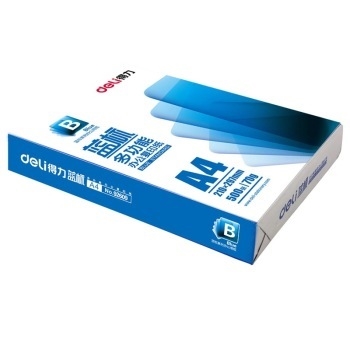 618预告： deli 得力 92609 A4 蓝标复印纸70g 5包 图2