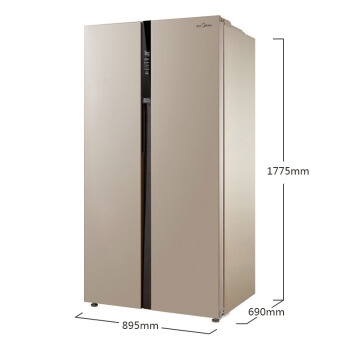 Midea 美的 BCD-521WKM(E) 风冷 对开门冰箱 521升 图3