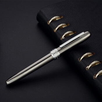 Plainum 白金 PGB-1000B 彩色铝合金钢笔套装 铱金笔尖 0.3MM 薄黑色 图3