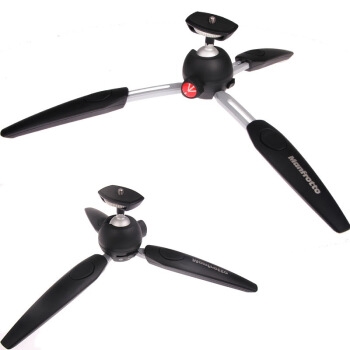 Manfrotto 曼富图 MT PIXI EVO系列微单卡片相机迷你三脚架 黑色 图4