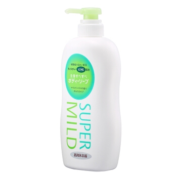 SUPER MILD 惠润 清爽柔顺沐浴露 淡雅柑桔香 650ml *4件 图2