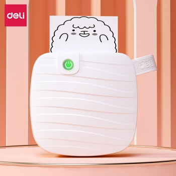 deli 得力 X1 喵喵机相印宝 热敏打印机 *2件 图1