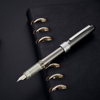 Plainum 白金 PGB-1000B 彩色铝合金钢笔套装 铱金笔尖 0.3MM 薄黑色 图4