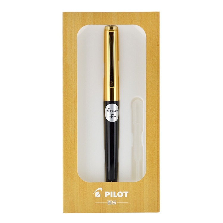 有券的上： PILOT 百乐 AMS-17G3FB 22k包金钢笔 17g灌墨式 F尖 黑色 *2件 图1