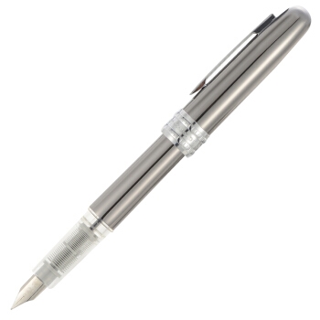Plainum 白金 PGB-1000B 彩色铝合金钢笔套装 铱金笔尖 0.3MM 薄黑色 图2
