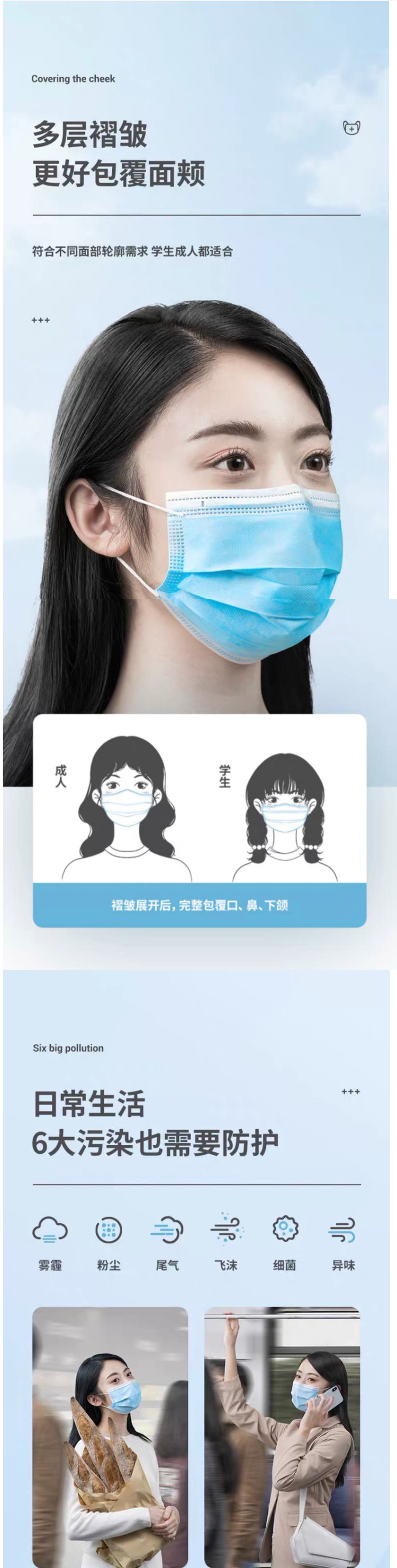 海氏海诺 一次性医用口罩 50只 图11