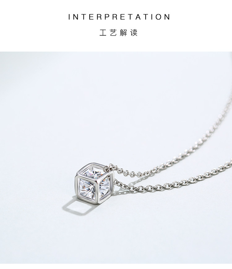 旭平 锁骨项链女简约气质颈链吊坠 图5