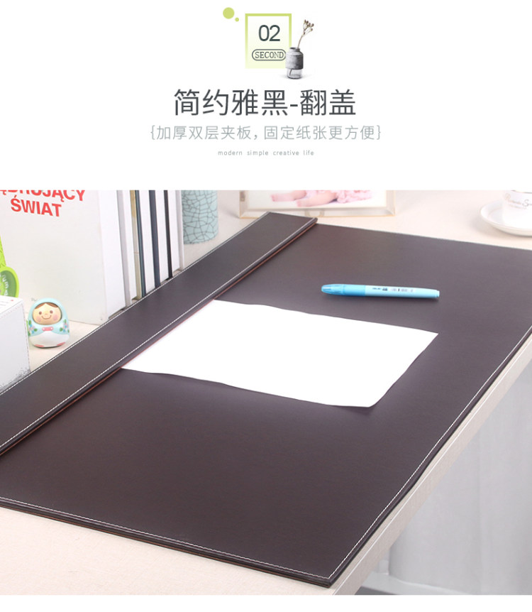皮革办公桌垫电脑 写字垫鼠标垫 600*450mm 图7