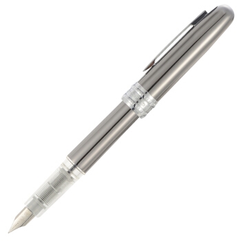 白金 PGB-1000B 铝合金钢笔 薄黑色 0.3mm 图2