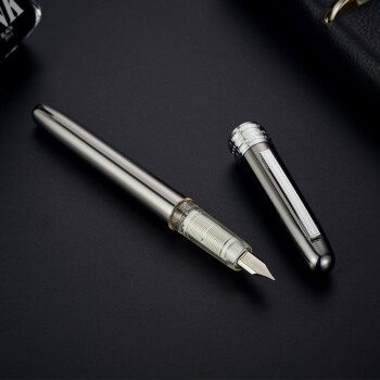白金 PGB-1000B 铝合金钢笔 薄黑色 0.3mm 图5