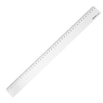 凑单品： deli 得力 6240 40cm塑料直尺 图1