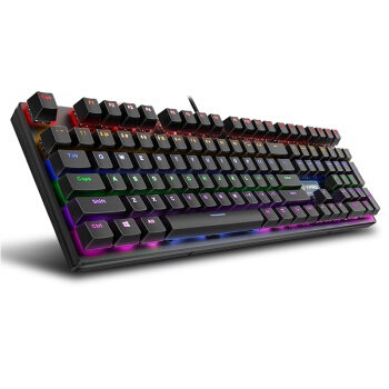 RAPOO 雷柏 V700S合金版 机械键盘 108键 RGB混光 红轴 黑色 图2