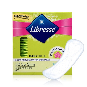 Libresse 薇尔 卫生护垫 无香型 150mm 32片 *3件 图2