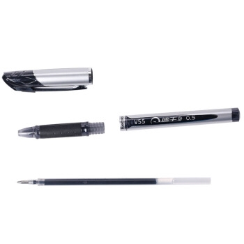TRUECOLOR 真彩 V55 子弹头中性笔 0.5mm 黑色 12支装 *4件 图3
