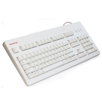 2日20点： CHERRY 樱桃 G80-3000LSCEU-2 机械键盘 (Cherry红轴、白色) 图5