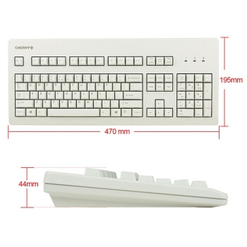 2日20点： CHERRY 樱桃 G80-3000LSCEU-2 机械键盘 (Cherry红轴、白色) 图3