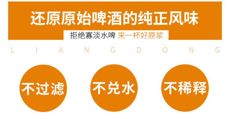 青岛特产 亮动 精酿原浆全麦啤酒 喝完不头疼 4斤 图2