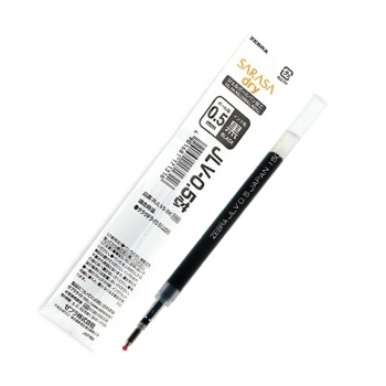 斑马牌 JLV 中性笔替芯 黑色 10支装 0.5mm *4件 图3