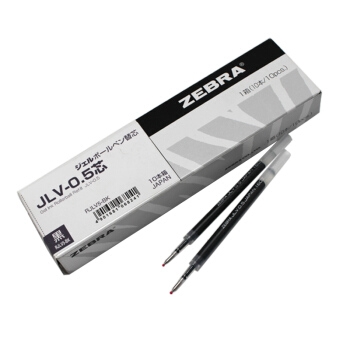 斑马牌 JLV 中性笔替芯 黑色 10支装 0.5mm *4件 图4