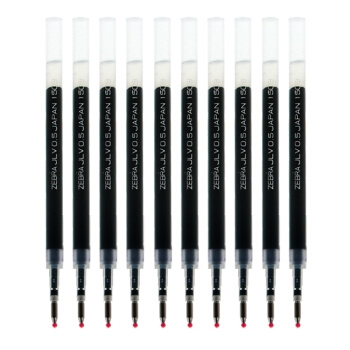 斑马牌 JLV 中性笔替芯 黑色 10支装 0.5mm *4件 图1